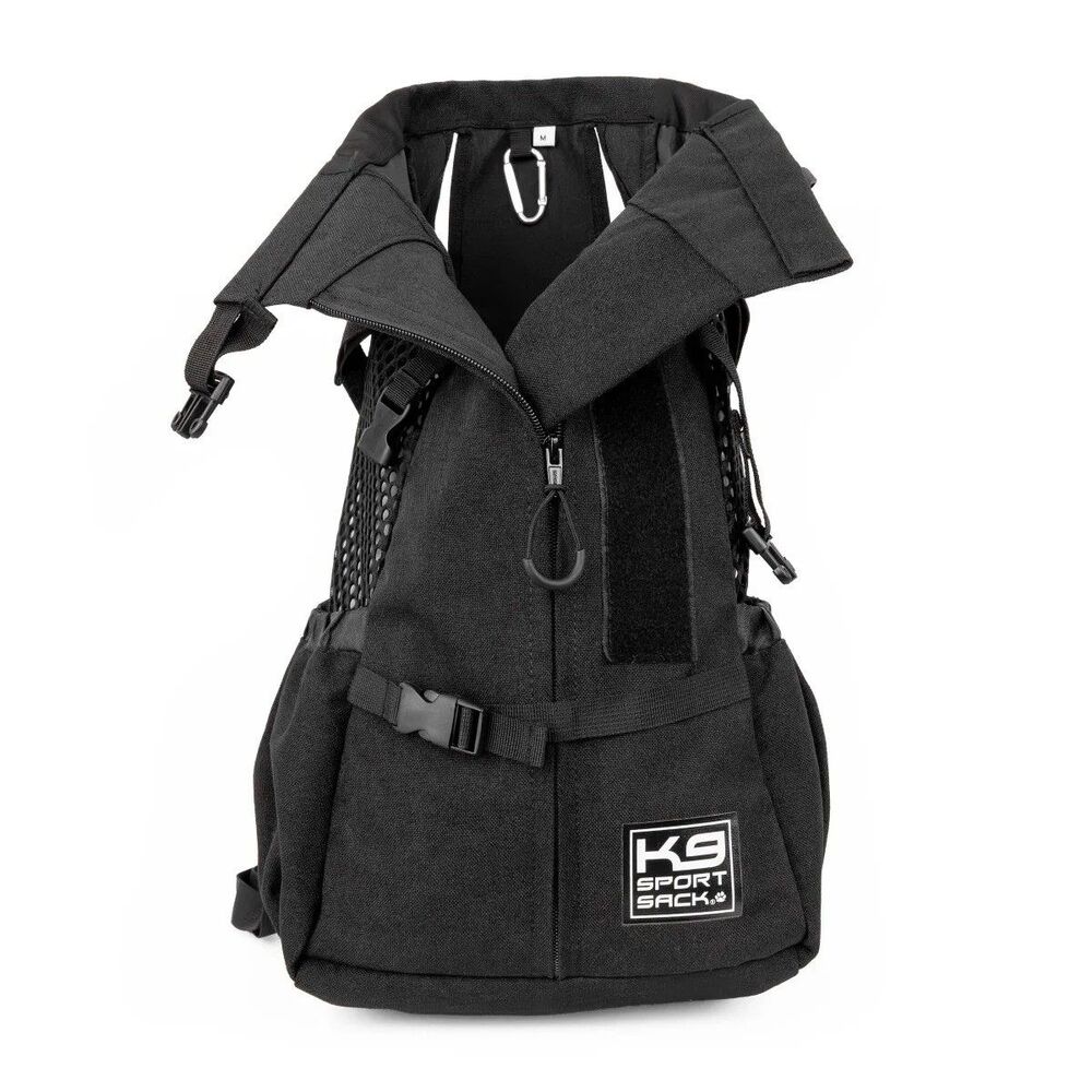 NEW K9 Sport Sack Air 2 Dog Carrier Pet Backpack Size Medium Black 14-24 lbs